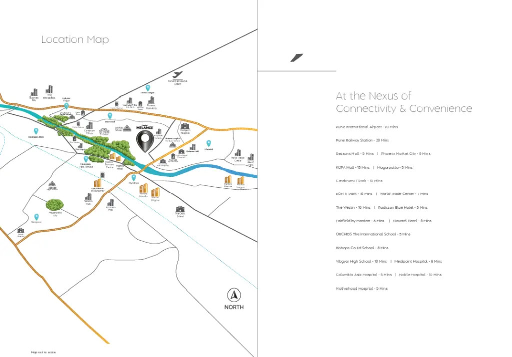 Mantra Melange Location Map